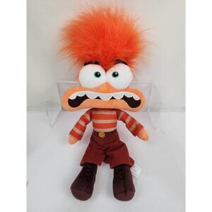 Inside Out 2 Anxiety 16" Plush Doll Orange Hair Striped Shirt Toys